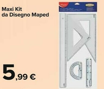 Carrefour Maped Maxi Kit Da Disegno offerta