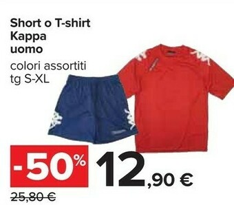 Carrefour Kappa Short O T-Shirt Uomo offerta
