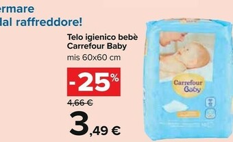 Carrefour Carrefour Telo Igienico Bebe offerta