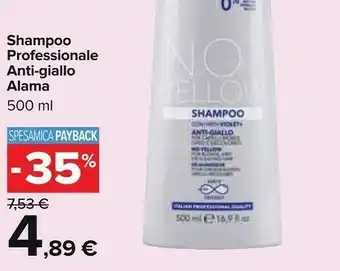 Carrefour Alama Shampoo Profesionale Anti - Giallo offerta