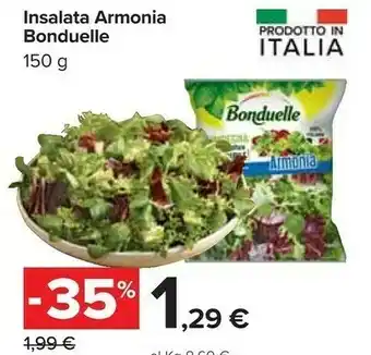 Carrefour Bonduelle Insalata Armonia 150 G(ml) offerta