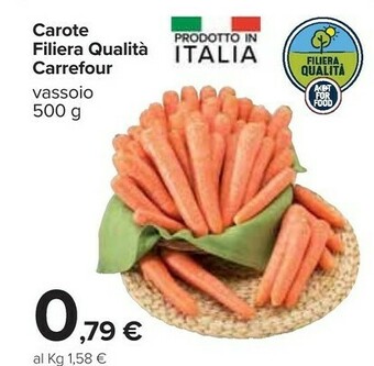 Carrefour Carrefour Carote Filiera Qualita offerta