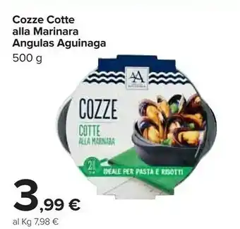 Carrefour Angulas anguinaga Cozze Cotte Alla Marinara offerta