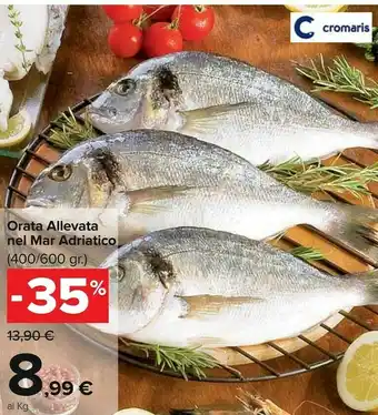 Carrefour Cromaris Orata Allevata Nel Mar Adriatico offerta