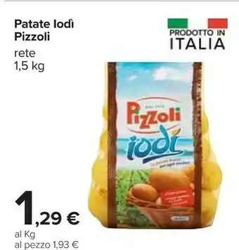 Carrefour Pizzoli Patate Iodì 1500 G(ml) offerta