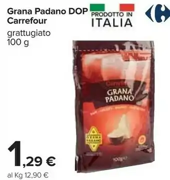 Carrefour Carrefour Grana Padano Dop Grattugiato offerta