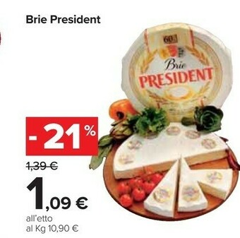 Carrefour Prèsident Brie offerta