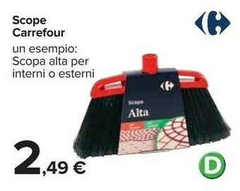 Carrefour Carrefour Scopa Alta Per Interni offerta