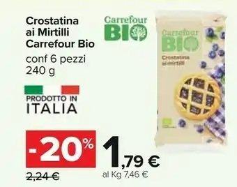 Carrefour Carrefour Crostatina Ai Miritlli offerta