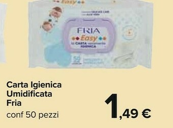 Carrefour Fria Carta Igienica Umidificata offerta