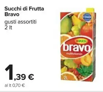 Carrefour Rauch Bravo Multivitamin 12 Frutti 9 Vitamine 2000 G(ml) offerta