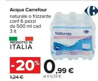 Carrefour Carrefour Acqua offerta