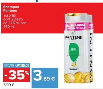 Carrefour Pantene Shampoo offerta