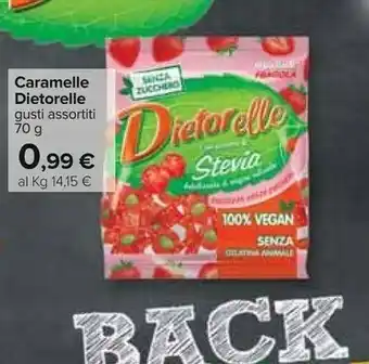 Carrefour Dietorelle Caramelle offerta