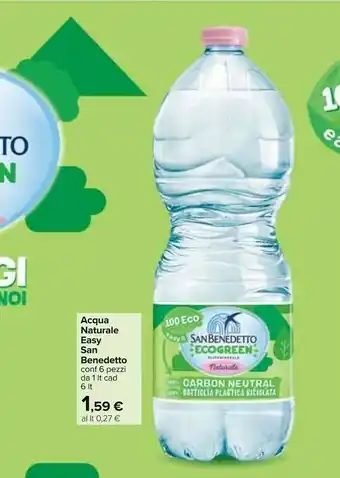 Carrefour San Benedetto Acqua Naturale offerta