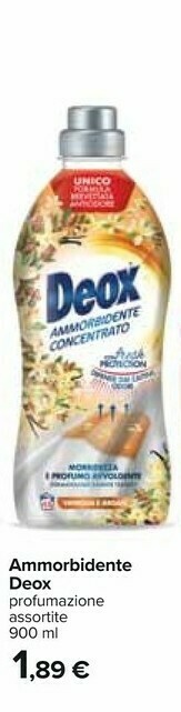 Carrefour Deox Ammorbidente Concentrato offerta