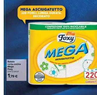 Carrefour Foxy Mega Asciugatutto Decorato offerta