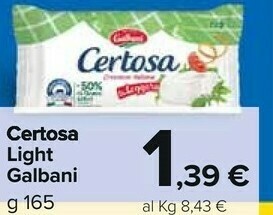 Carrefour Market Galbani Certosa 165 G(ml) offerta