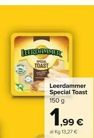 Carrefour Market Leerdammer Leerdamer Special Toast offerta