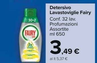 Carrefour Market Fairy Detersivo Lavastoviglie offerta