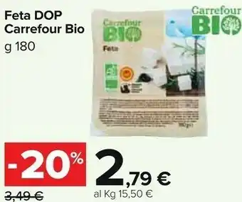 Carrefour Market Feta Dop Carrefour Bio offerta
