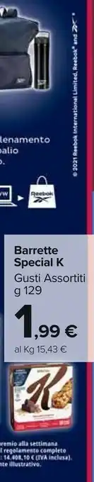 Carrefour Special K Barrette offerta
