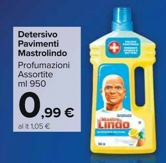 Carrefour Mastrolindo Detersivo Pavimenti offerta