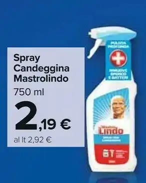 Carrefour Mastrolindo Spray Candeggina offerta