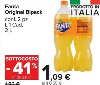 Carrefour Fanta Original Bipack offerta