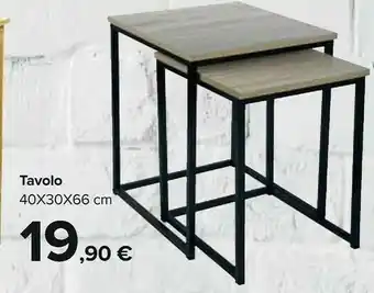 Carrefour Tavolo offerta