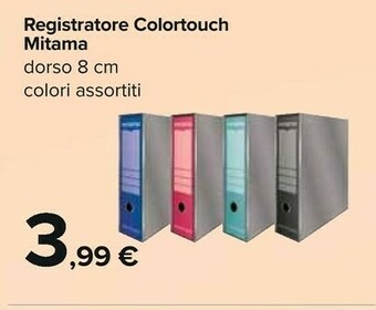 Carrefour Mitama Registratore Colortouch offerta