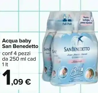 Carrefour San Benedetto Acqua Baby offerta