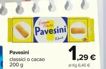 Carrefour Pavesi Ni 200 G(ml) offerta