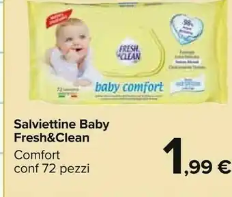 Carrefour Fresh & Clean Salviettine Baby offerta