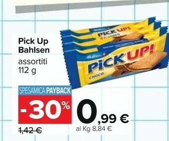 Carrefour Bahlsen Pick Up! Choco 112 G(ml) offerta