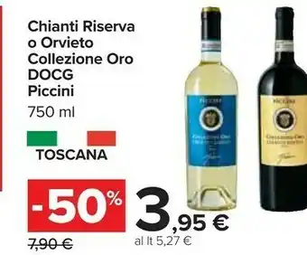 Carrefour Piccini - Collezione Oro Chianti Riserva 750 G(ml) offerta