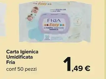 Carrefour Fria Carta Igienica Umidificata offerta