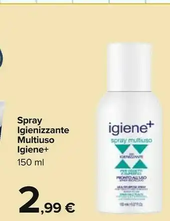 Carrefour Igiene Spary Igienizzante Multiuso offerta