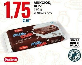 Eurospin Dolciando Frollini offerta