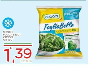 Vivo Supermercati Orogel Spinaci offerta
