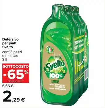 Carrefour Lenor Svelto Detersivo Per Piatti offerta