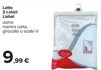 Carrefour Liabel Lotto 3 T-shirt offerta