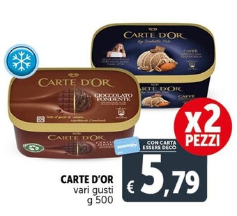 Gourmet Déco Algida carte d'or offerta