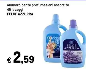 Iper La Grande Felce azzurra ammorbidente profumazioni assortite offerta