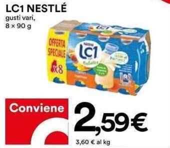 Coop LC1 NESTLÉ gusti vari, 8 x 90 g offerta