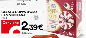 Coop GELATO COPPA D'ORO SAMMONTANA 360 g offerta