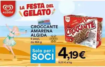 Coop CROCCANTE AMARENA ALGIDA 8 pezzi, da 464 g offerta