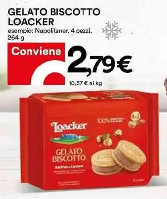 Coop GELATO BISCOTTO LOACKER 264 g offerta