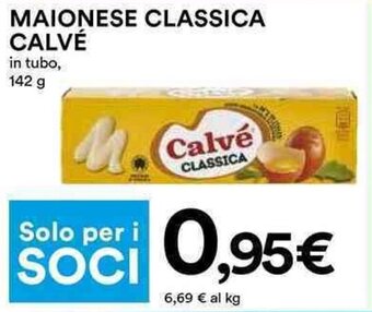 Coop MAIONESE CLASSICA CALVÉ in tubo, 142 g offerta