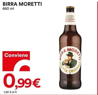 Coop BIRRA MORETTI 660 ml offerta